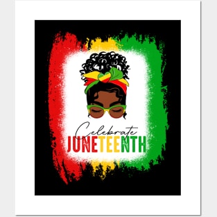 Celebrate Juneteenth Black History Celebrating Black Freedom Posters and Art